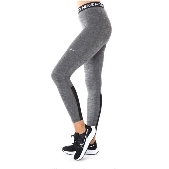 Nike Women's Pro Leggings DA0483 011 Dri-Fit High-Rise 7/8 Crop SIZE XXSMALL NWT - Picture 4 of 12